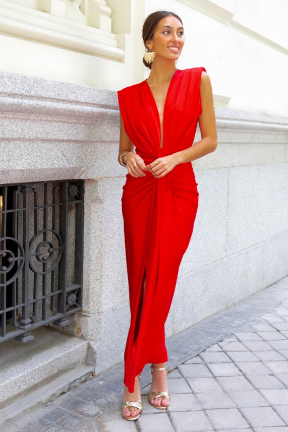 Vestido Troyes rojo