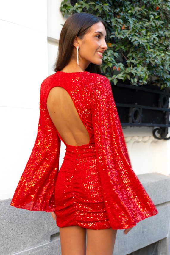 Vestido Thames rojo